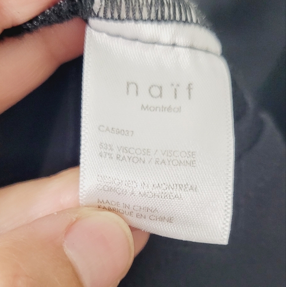 NAIF Black Dress Pockets Sleeveless Open Front Cardigan Business Casual Sz Small - Picture 6 of 10